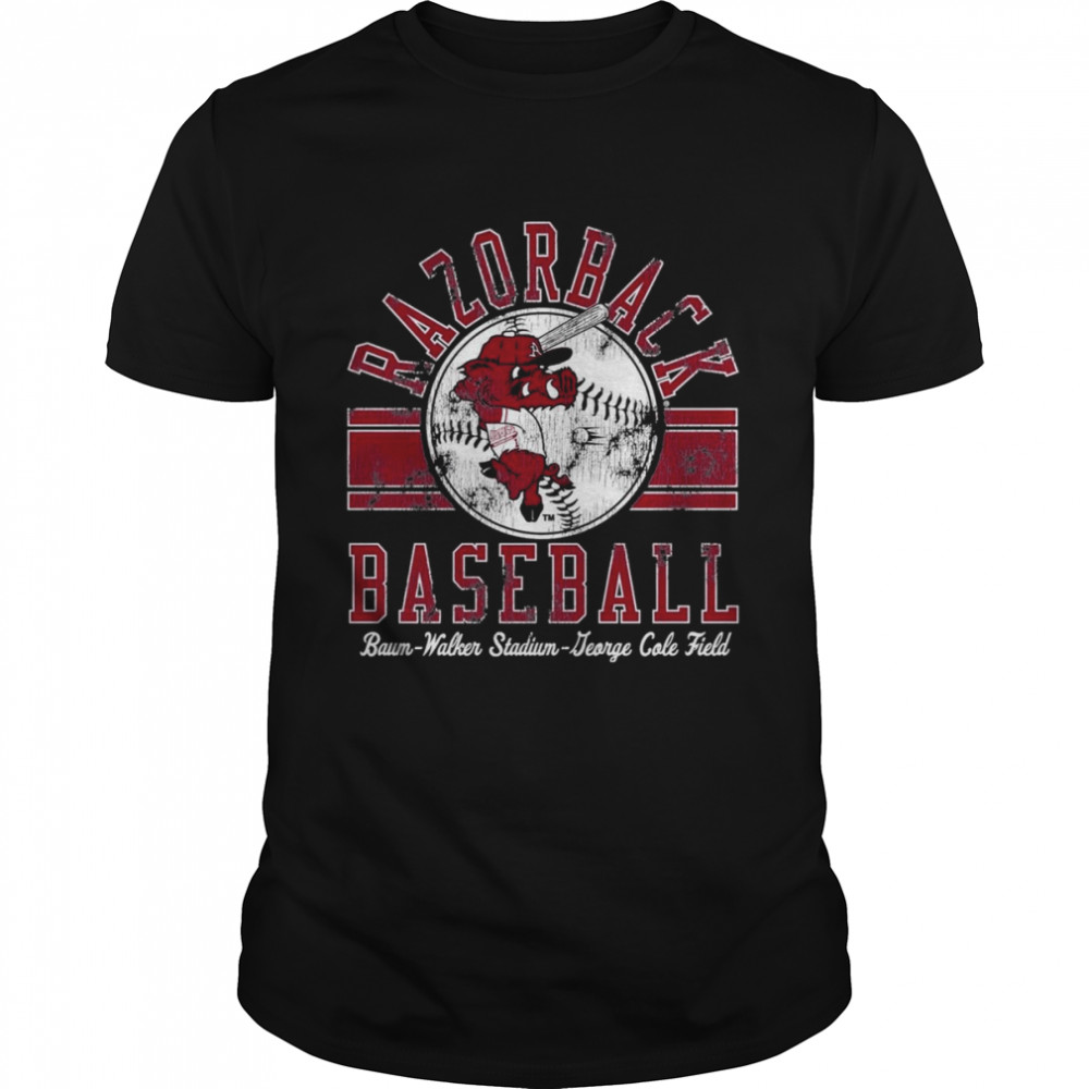Arkansas Razorback Baseball Baum-Walker Stadium-George Cole Field Shirt