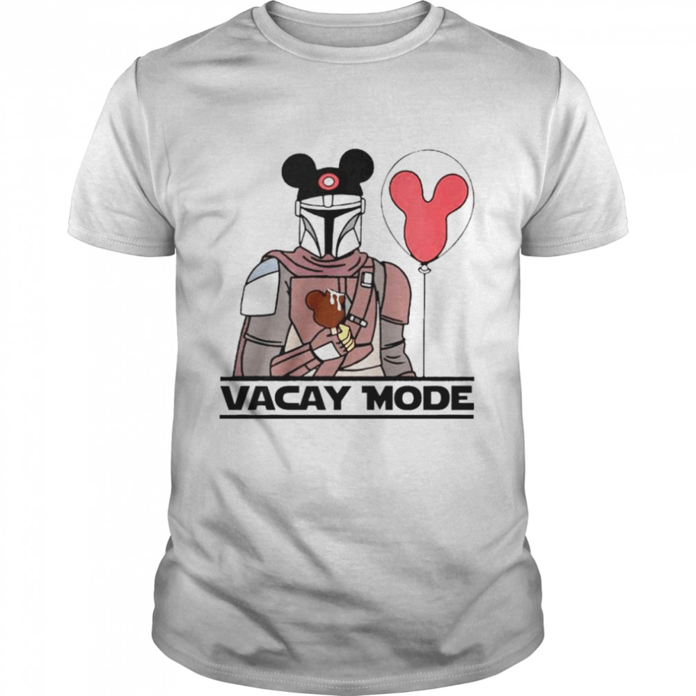 Boba Fett Mashup Mickey Mouse Vacay Mode Shirt