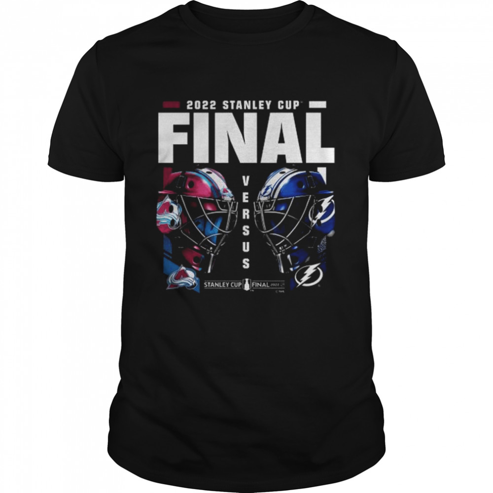 Colorado Avalanche vs Tampa Bay Lightning 2022 Stanley Cup Final High Stick Matchup T-Shirt