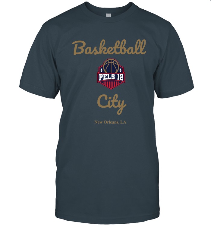 New Orleans Pelicans City Basketball City T Shirt