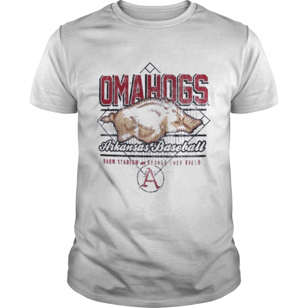 Omahogs Arkansas Baseball Baum Stadium George Cole Field Shirt