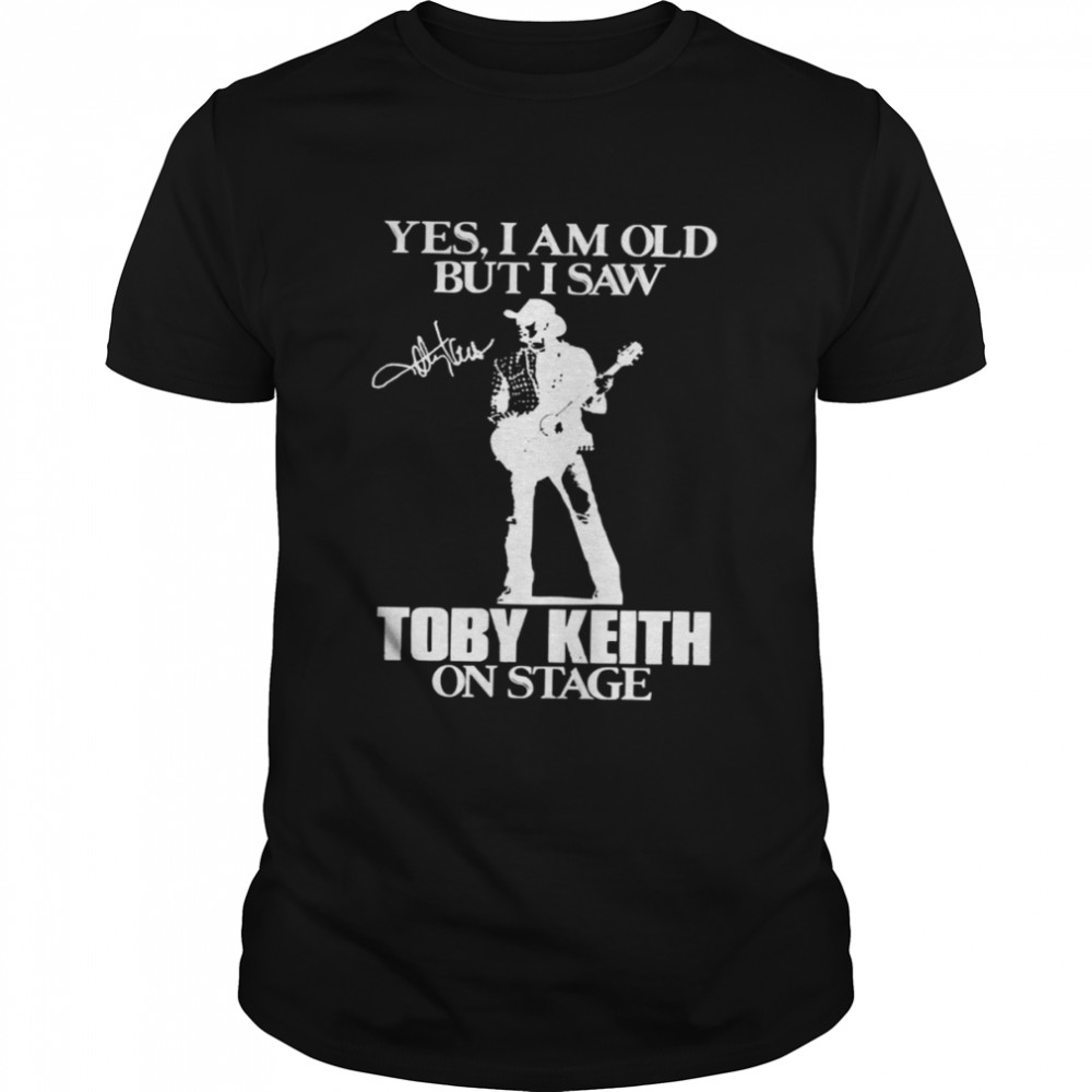 Retro Vintage Cowboy Stage Singer Music Toby Keith shirt Classic Men's T-shirt