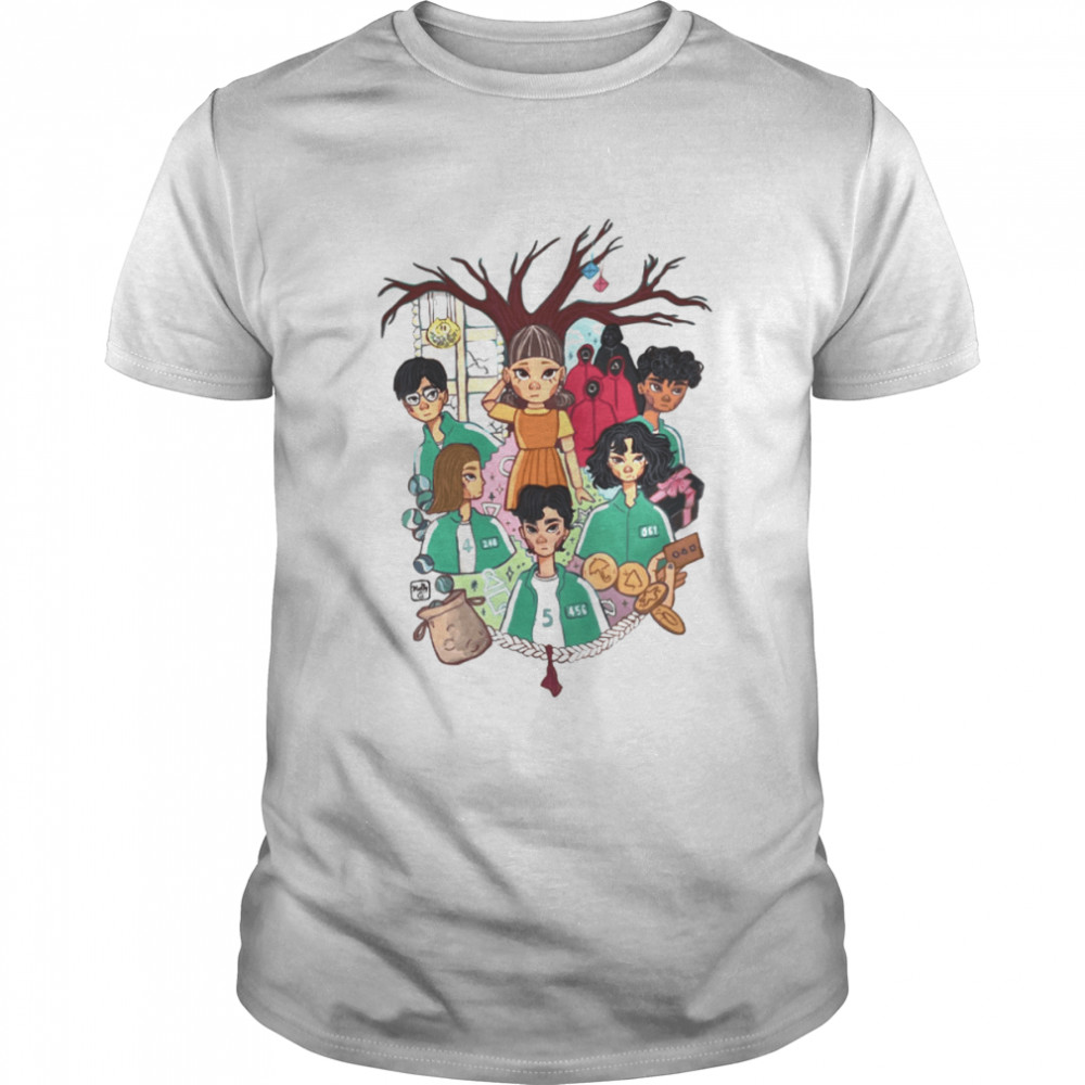 Squid Game Colorful Shirt