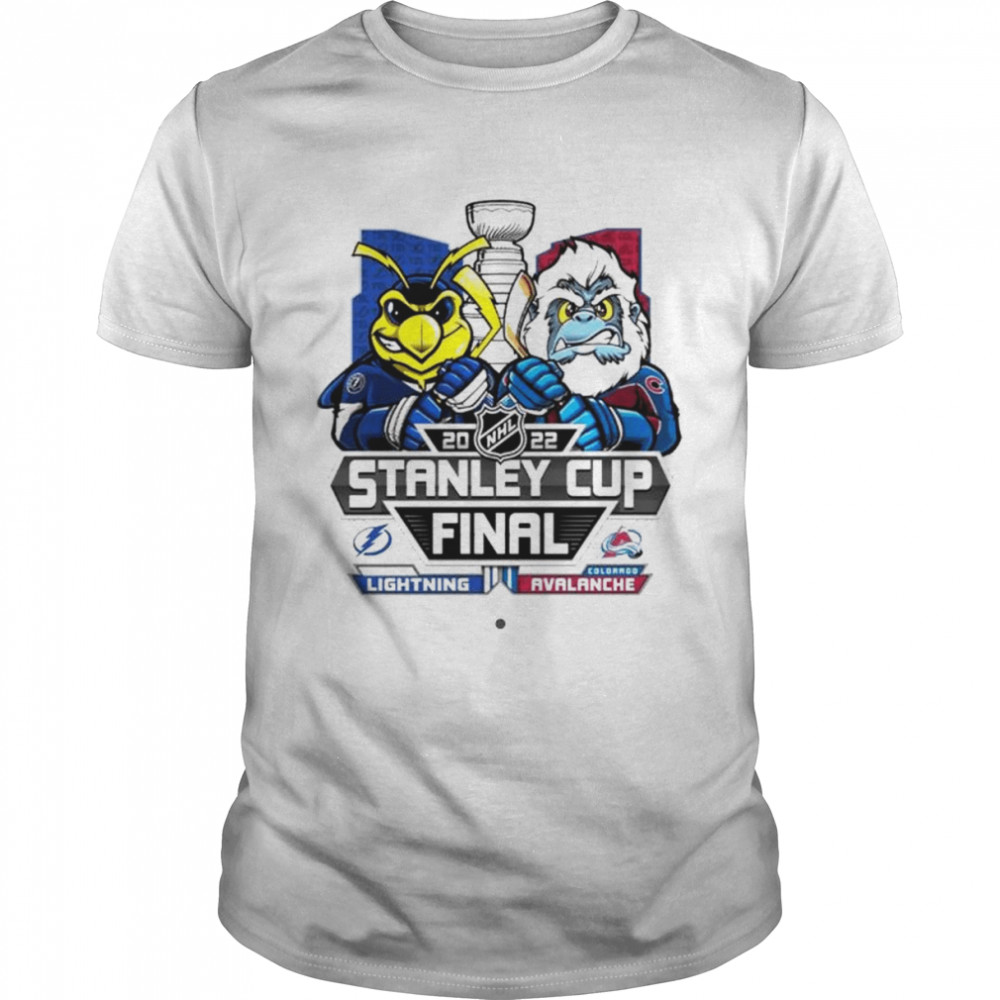 Tampa Bay Hockey X Avalanche Hockey Mascot 2022 Stanley Cup Final Shirt