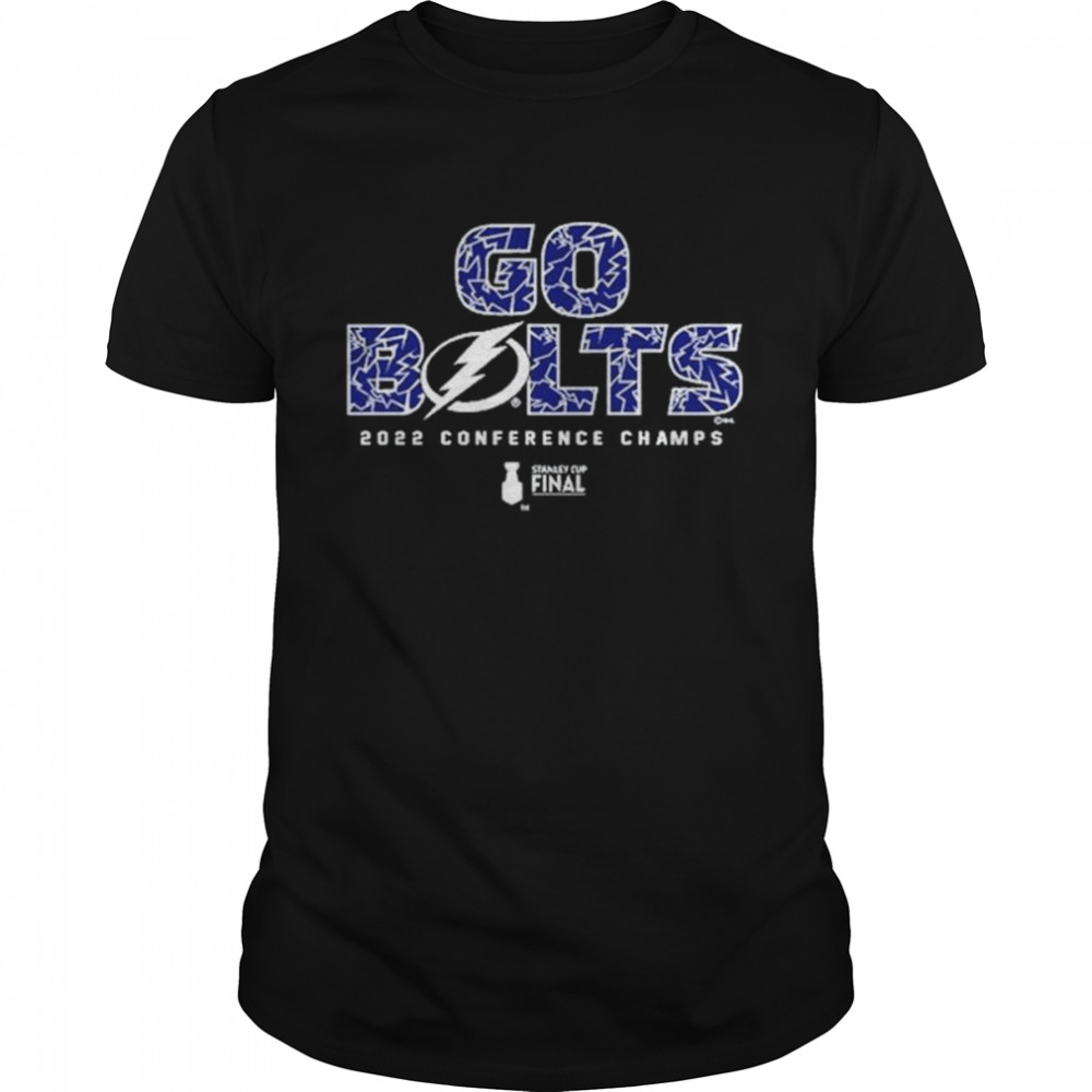 Tampa Bay Lightning Go Bolts 2022 Conference Champs Shirt