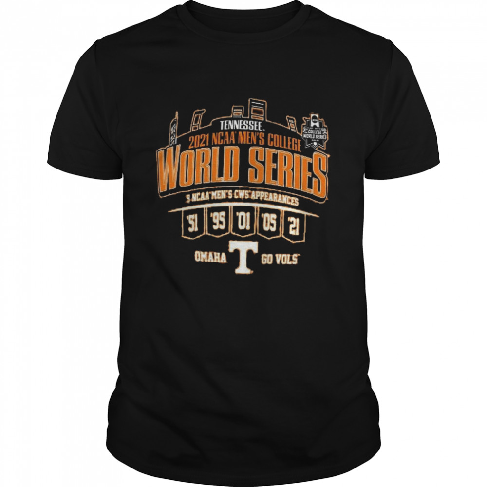 Tennessee 2022 Men’s College World Series 6 Cws Appearances Shirt