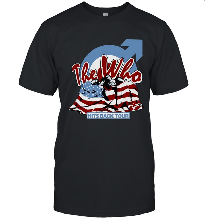 The Who Hits Us Flag Ptoto T-Shirt