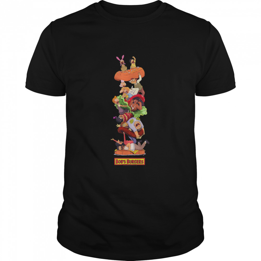 Bob'S Burgers Character Burger T-Shirt