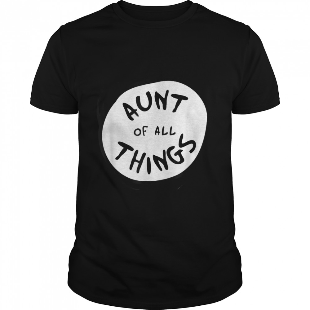 Dr. Seuss Aunt of all Things Emblem RED T-shirt
