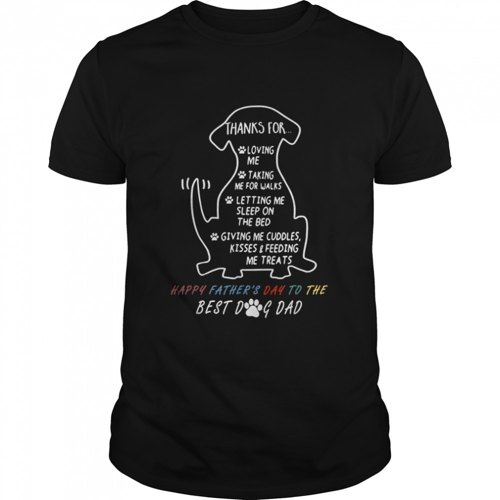 Happy Father'S Day Dog Dad T-Shirt
