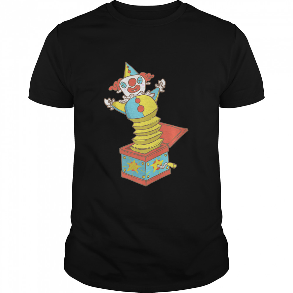 Jack In A Box Funny Colorful Clown Premium T-Shirt
