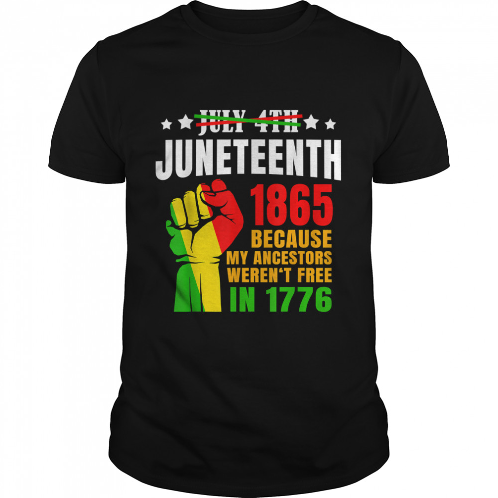 Juneteenth June 1865 Black History African American Freedom T-Shirts
