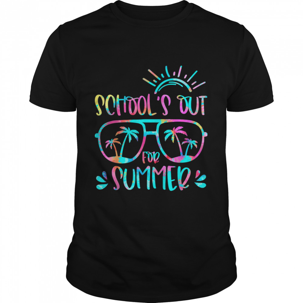 Last Day Of School Schools Out For Summer Teacher Vintage T-Shirt
