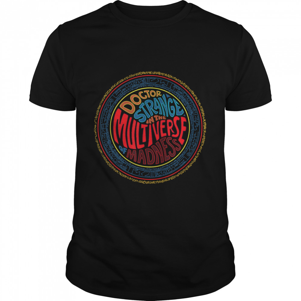 Marvel Doctor Strange Multiverse Of Madness Colorful Runes T-Shirt