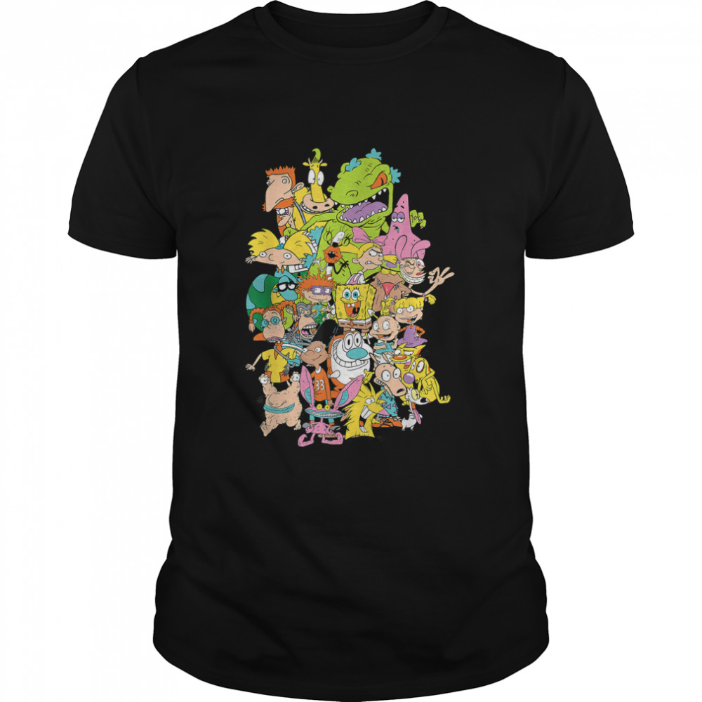 Nickelodeon Complete Nick 90S Throwback Character T-Shirt T-Shirt
