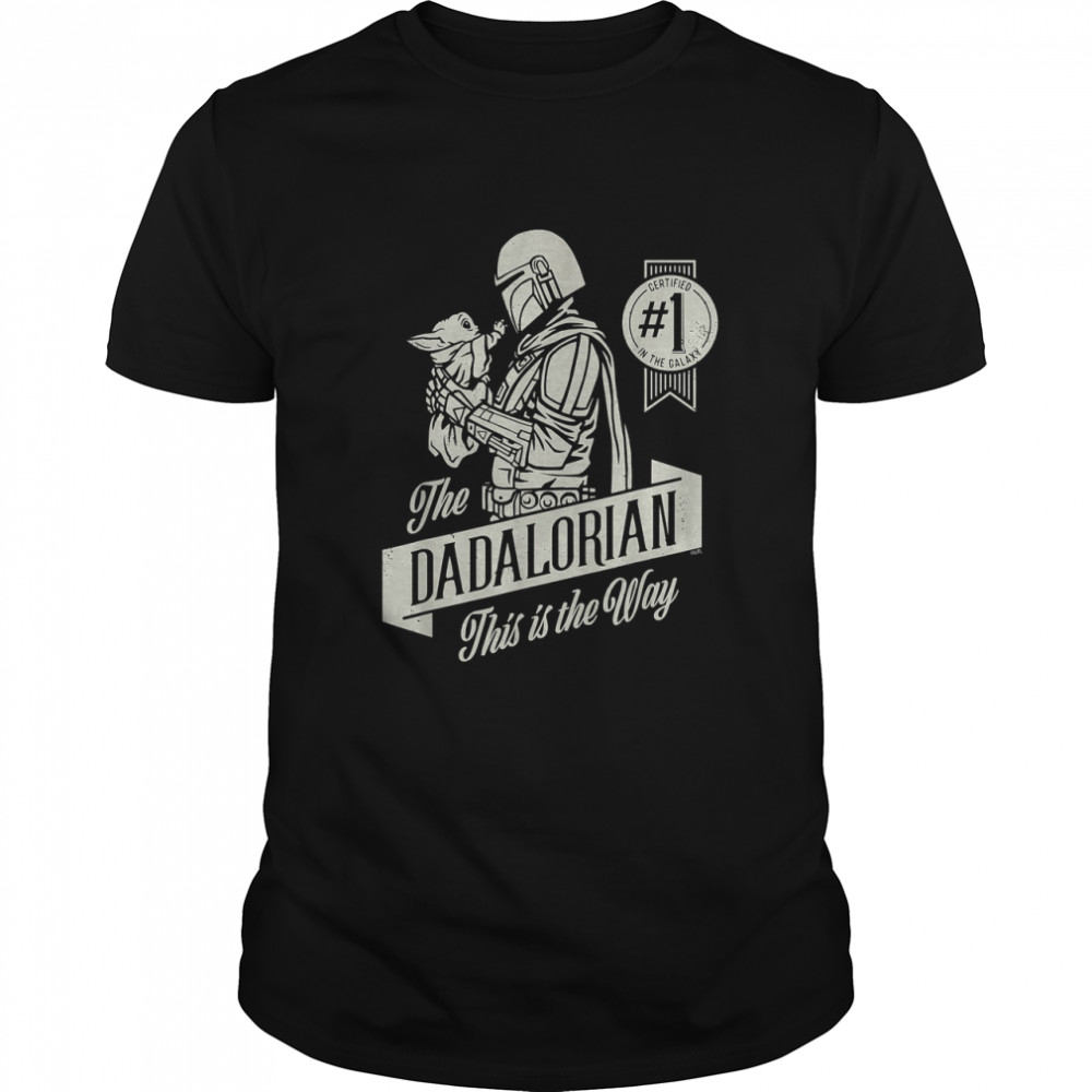 Star Wars The Mandalorian And Grogu Dadalorian T-Shirt