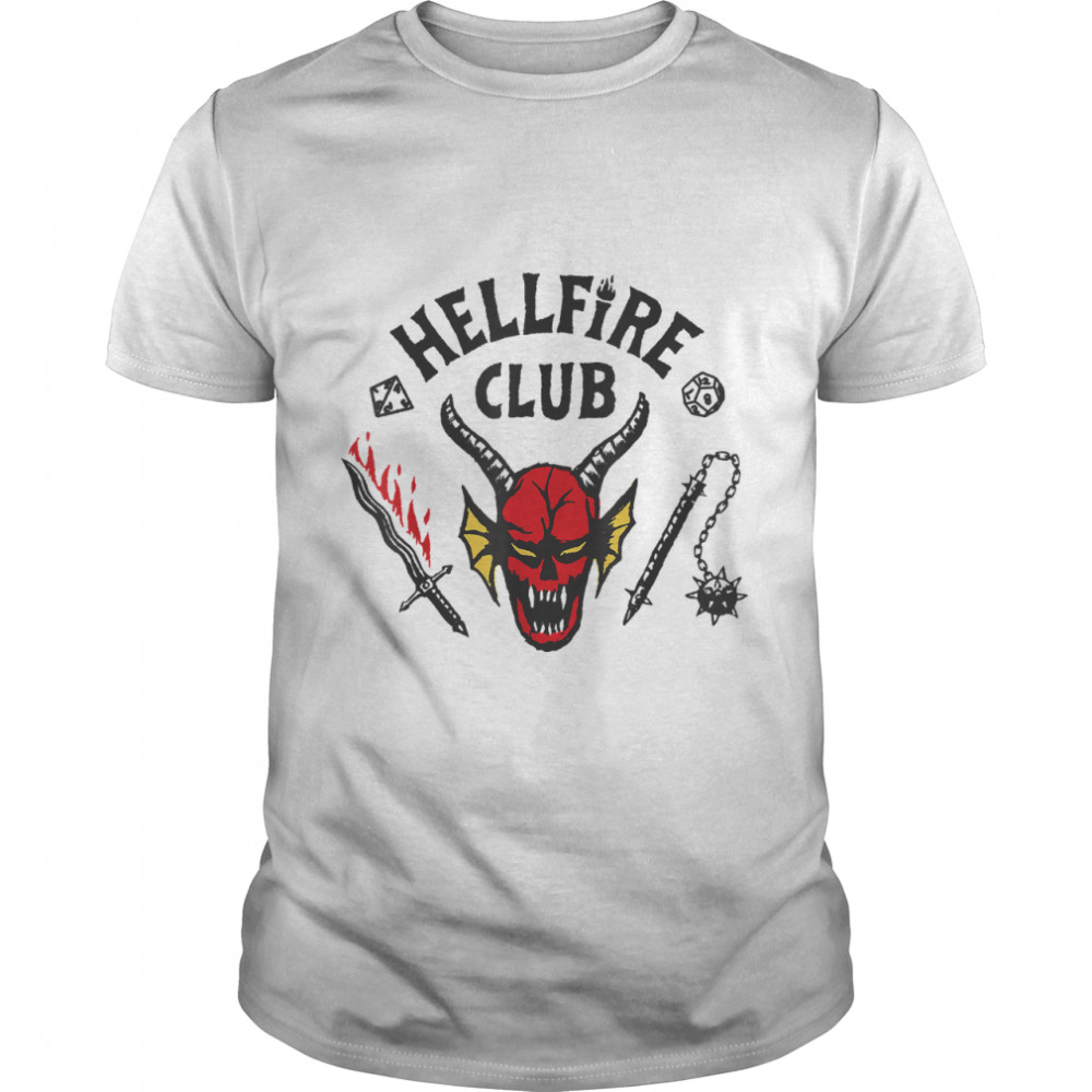 Stranger Things 4 Hellfire Club Logo T- Classic Men's T-shirt