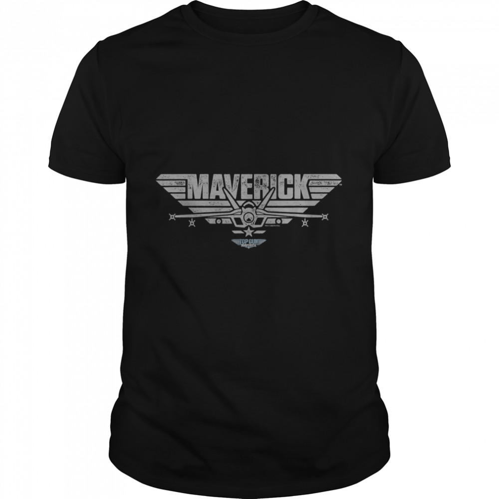 Top Gun Maverick Plane Logo T-Shirt