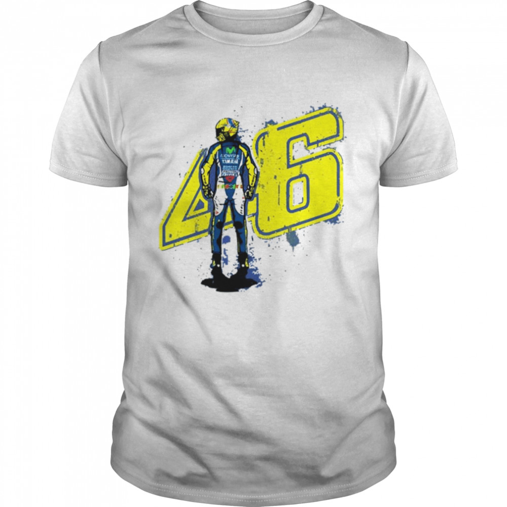 Vale Yellow Valentino Rossi Motorbike Racing Shirt