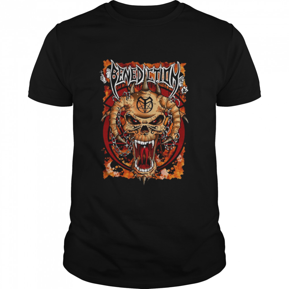 Vintage Design Metal Music Benediction shirt