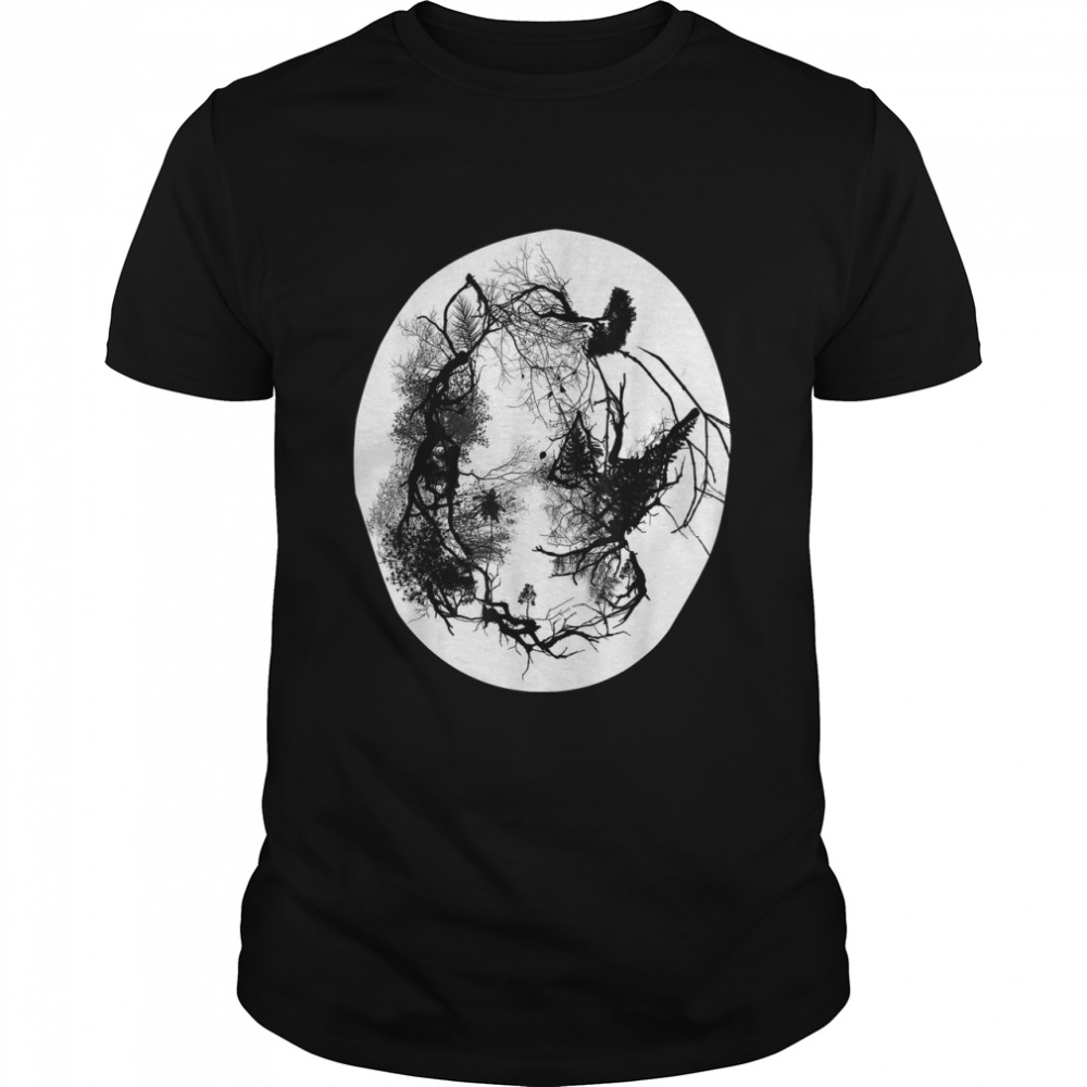 Visual Art Sinister Darkness Forest Tree Roots Gift T-Shirt