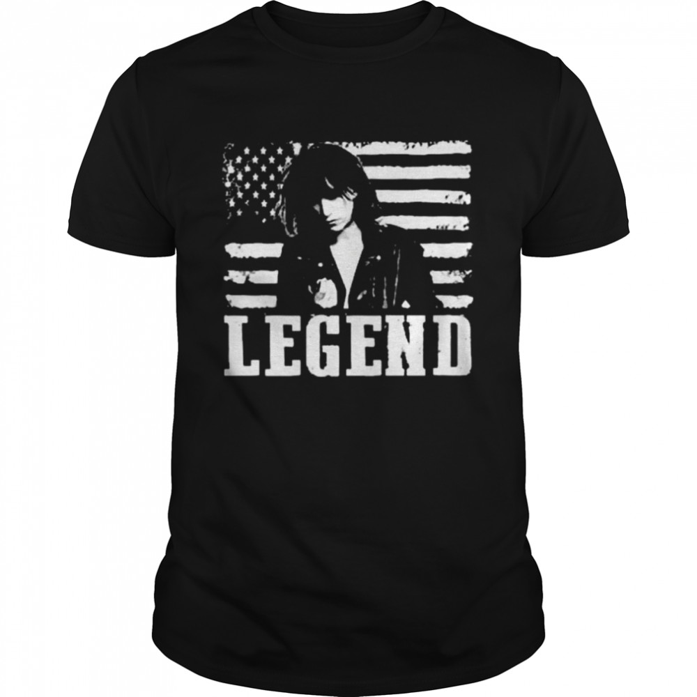 Distressed American Flag Patti Smith Music Legend Shirt