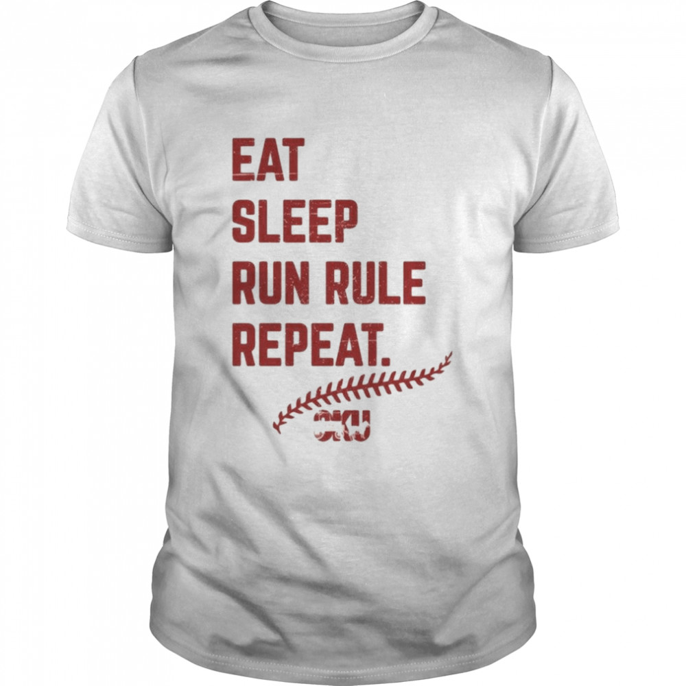 Eat Sleep Run Rule Repeat Oklahoma Sooners Shirt