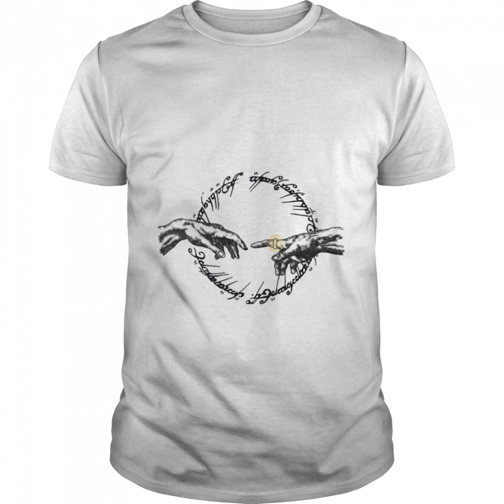 elvish, creation of adam Essential T- Classic Men's T-shirt
