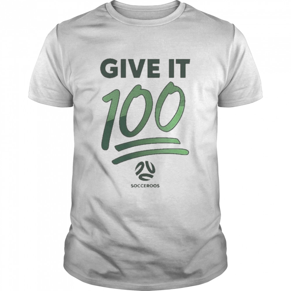 Give It 100 Socceroos Back To Back Shirt