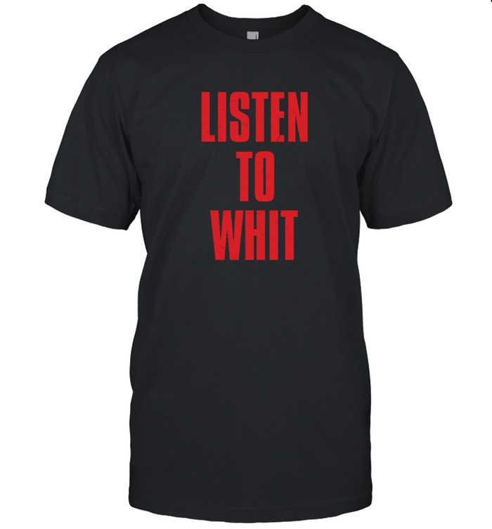 Listen To White Tee Shirt