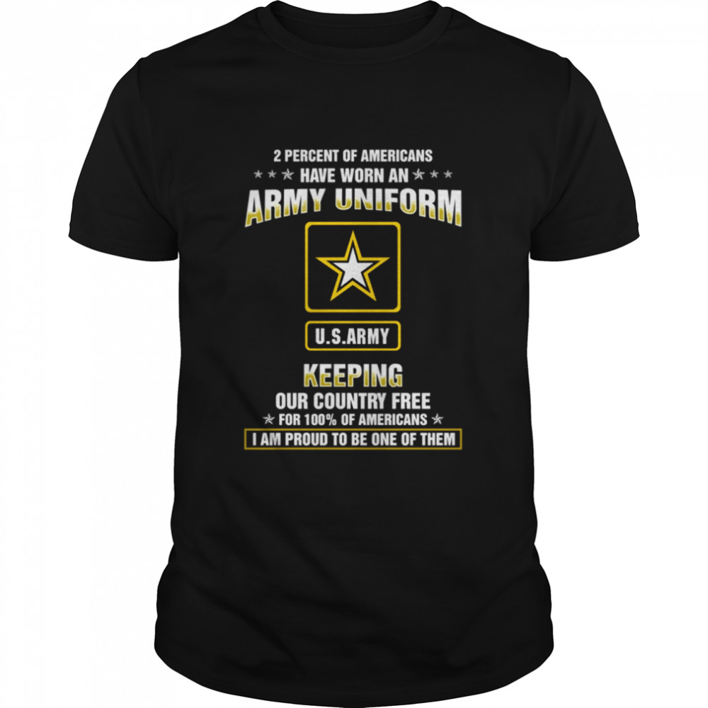 Proud To Have Served In The Army T-Shirt