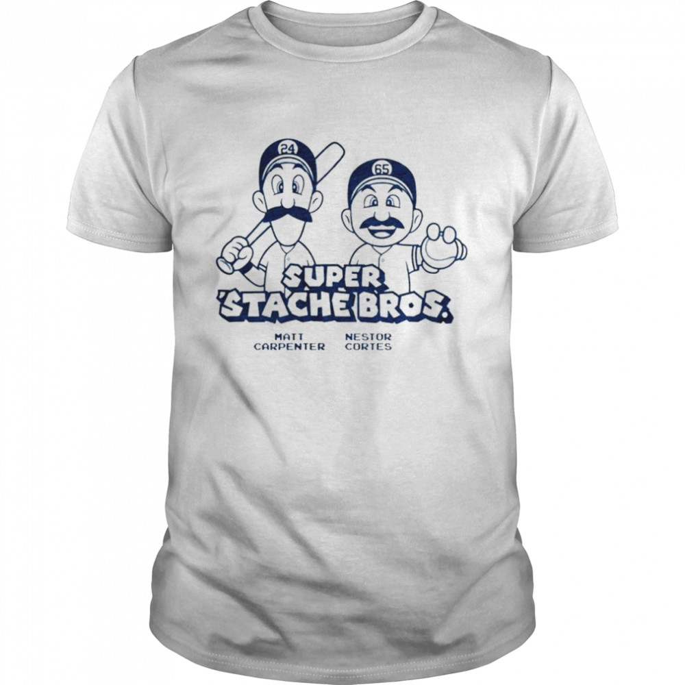 Super Stache Bros Matt Carpenter Nestor Cortes T-shirt