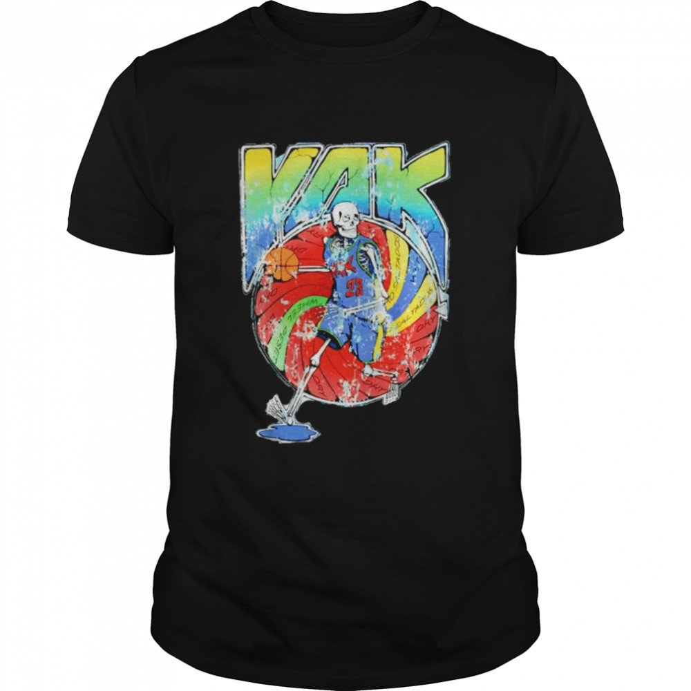 Yak Skeleton basketball shirt