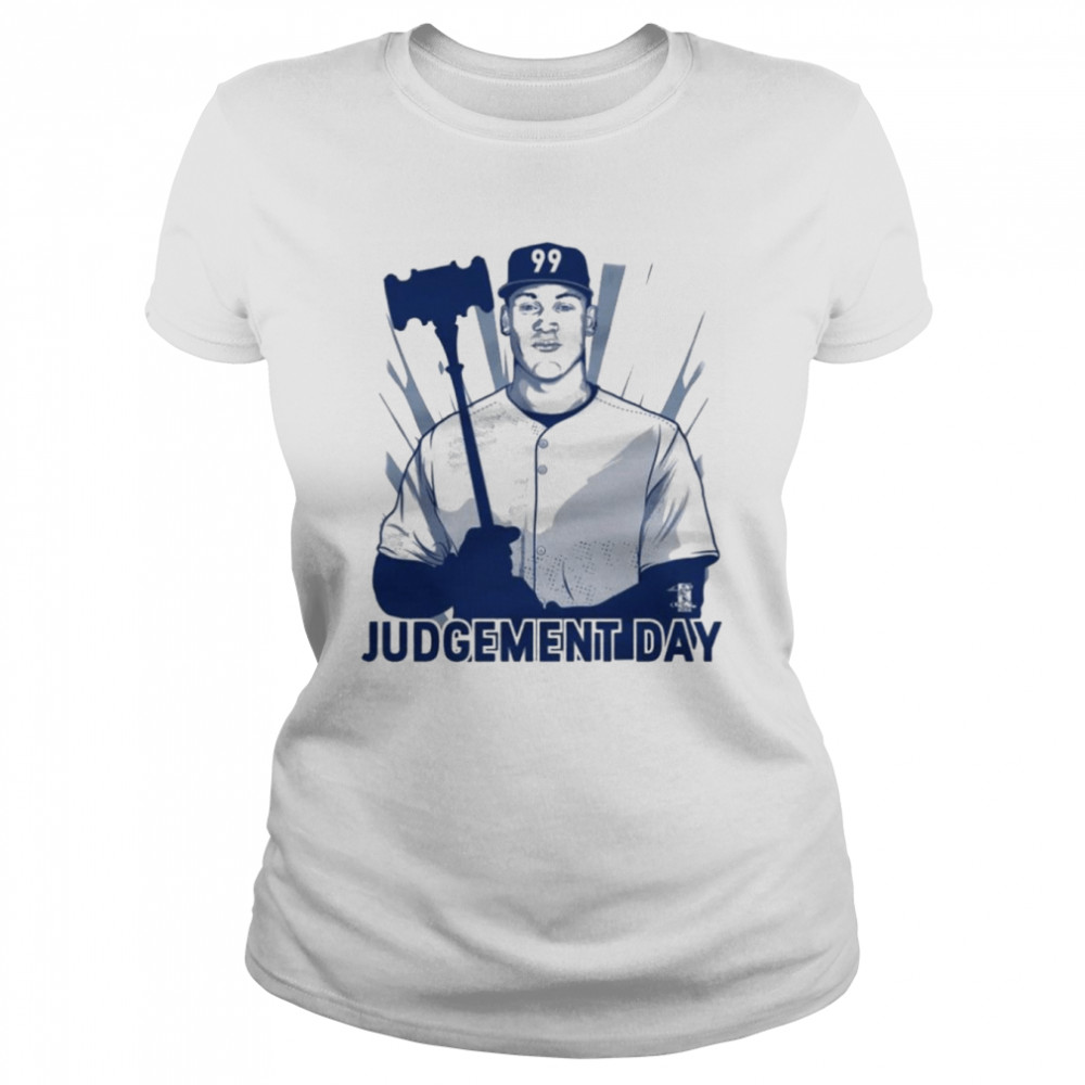 Aaron Judge New York Yankees baseball 99 judgement day shirt Classic Women's T-shirt