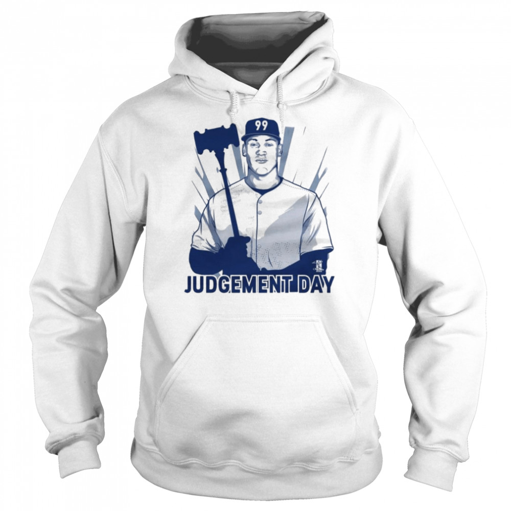 Aaron Judge New York Yankees baseball 99 judgement day shirt Unisex Hoodie