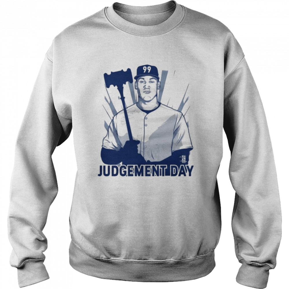 Aaron Judge New York Yankees baseball 99 judgement day shirt Unisex Sweatshirt