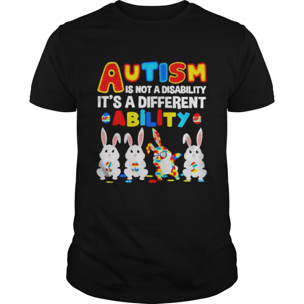 Autism is not a disability it’s a different ability shirt Classic Men's T-shirt