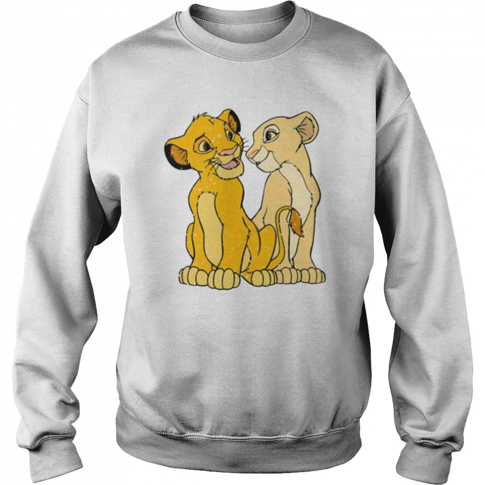 Baby Nala And Simba The Lion King shirt Unisex Sweatshirt