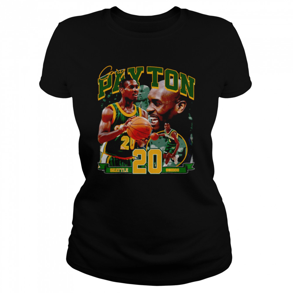 Boston Celtics Basketball No.20 Gary Payton shirt Classic Women's T-shirt