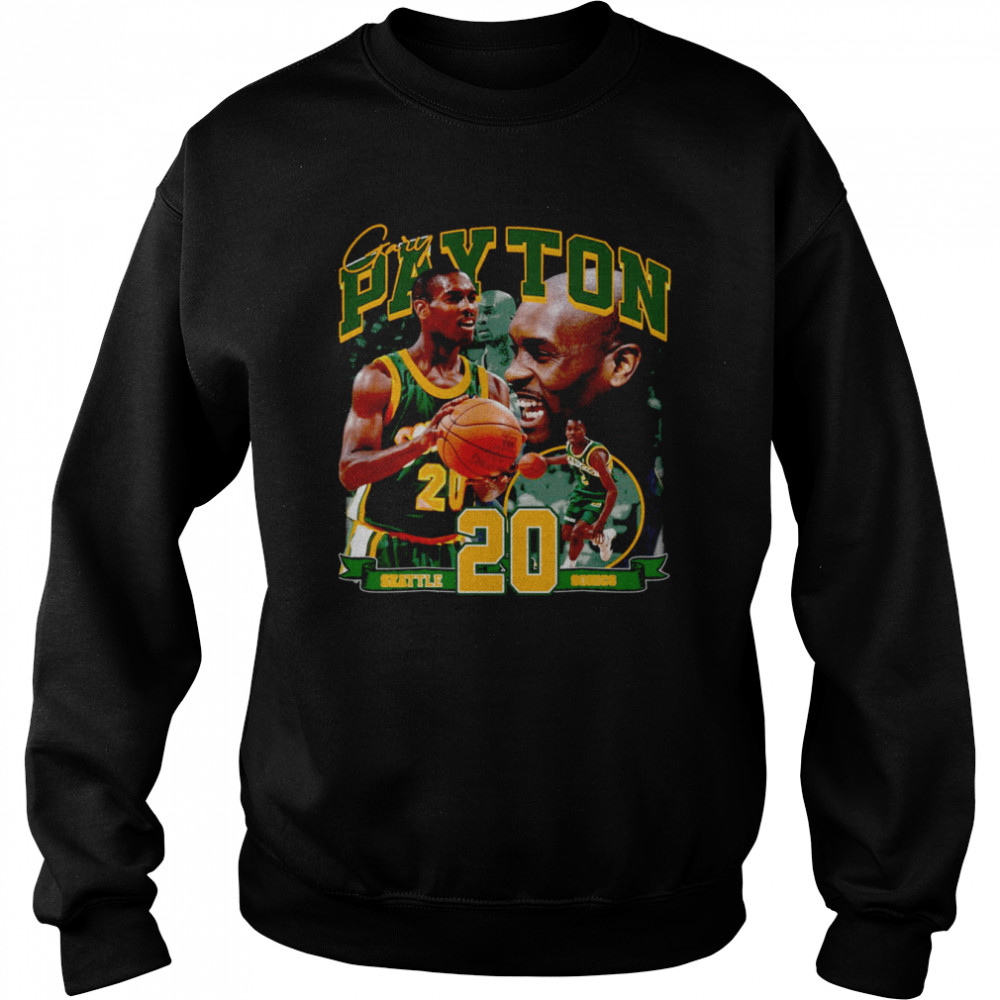 Boston Celtics Basketball No.20 Gary Payton shirt Unisex Sweatshirt