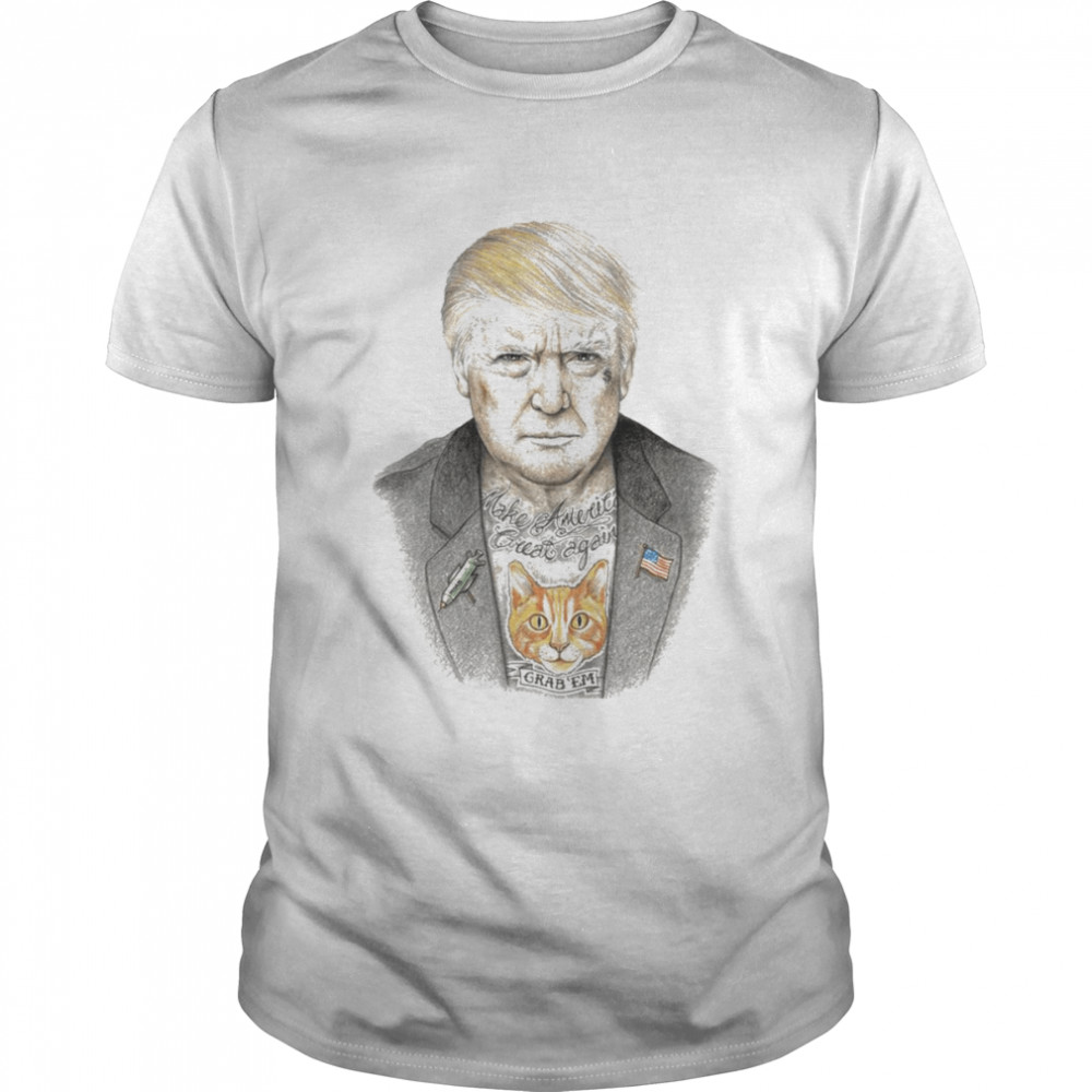 Donald Trump Tattoo Make America great Again Grab’ EM shirt Classic Men's T-shirt