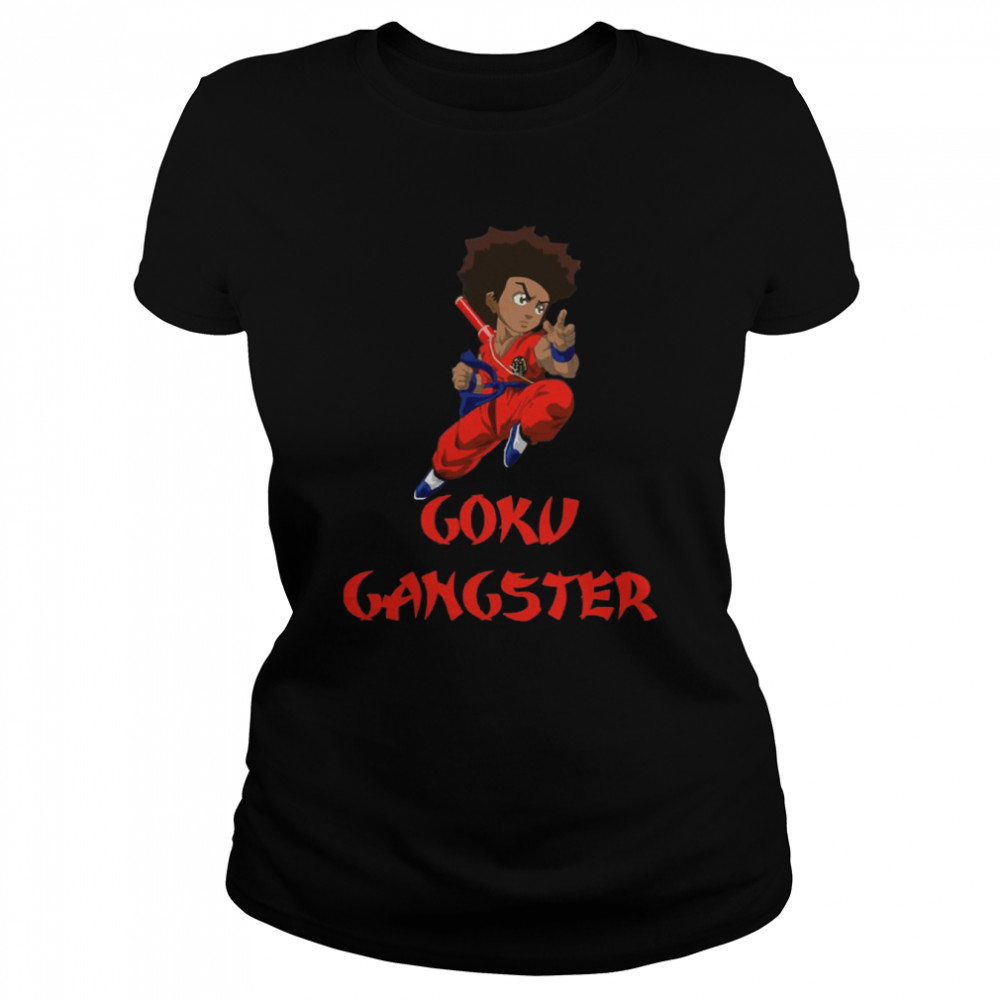 Goku Version Huey From Huey The Boondocks shirt Classic Women's T-shirt