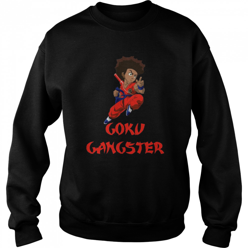 Goku Version Huey From Huey The Boondocks shirt Unisex Sweatshirt