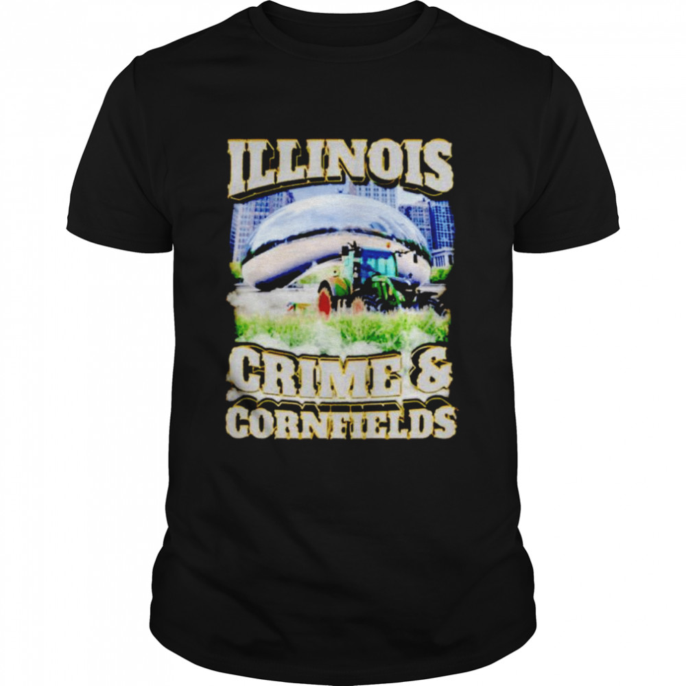 Illinois Crime And Cornfields  Classic Men's T-shirt
