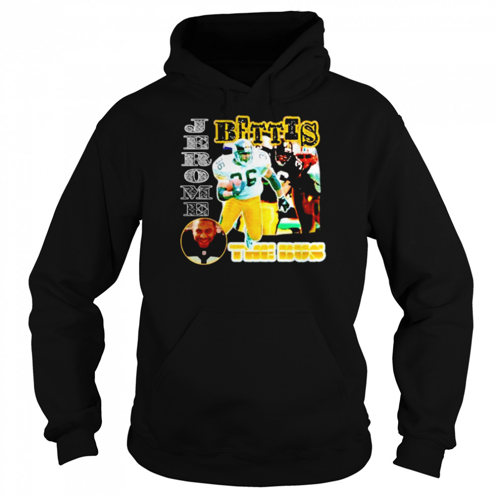 Jerome Bettis The Bus Pittsburgh Steelers shirt Unisex Hoodie