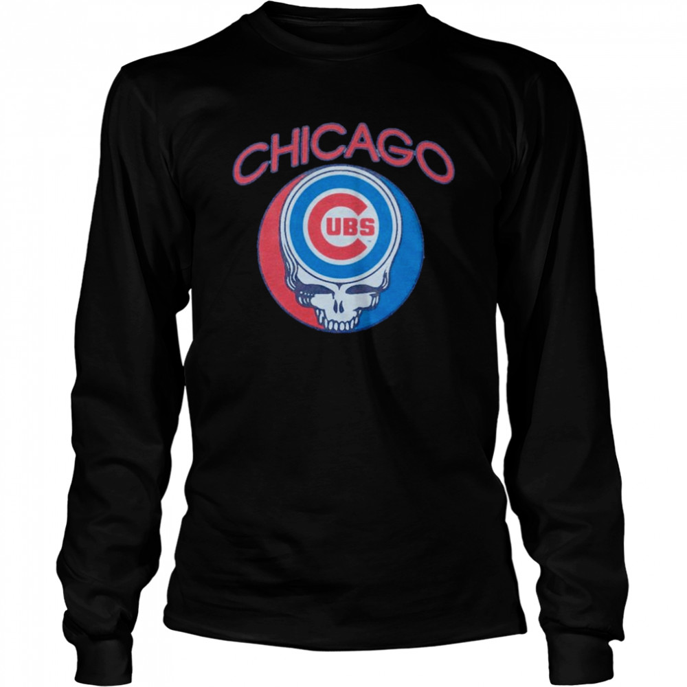 MLB x Grateful Dead Chicago Cubs shirt Long Sleeved T-shirt