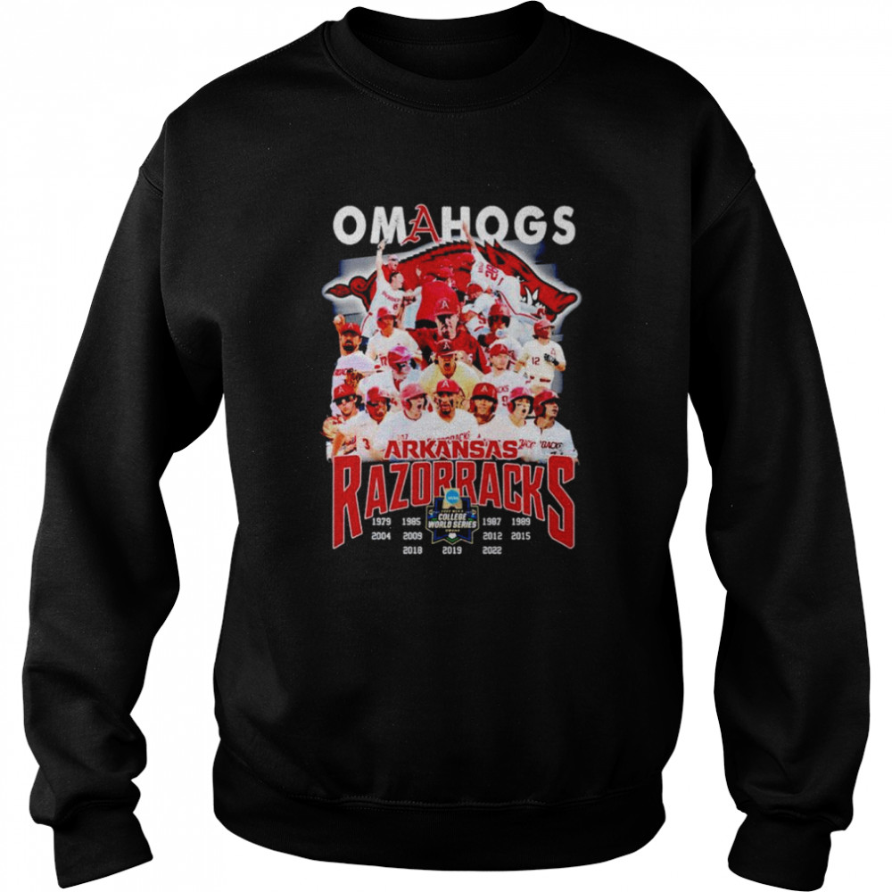 Omahogs Arkansas Razorback 2022 Sec Tournament 2022 shirt Unisex Sweatshirt