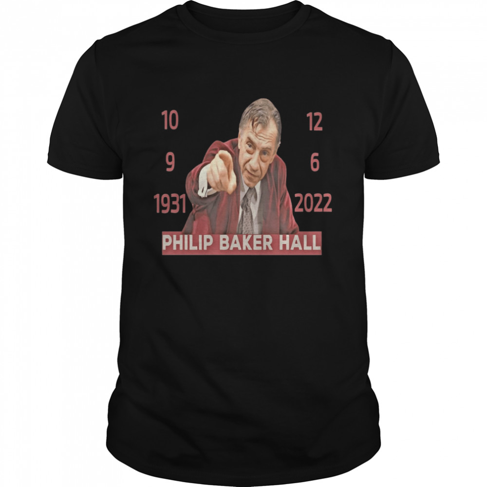 Philip Baker Hall RIP shirt