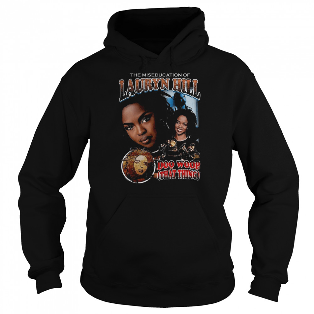 Portrait Of Lauryn Hill Retro Vintage shirt Unisex Hoodie