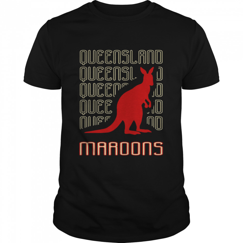 Queensland Maroons Kangaroo shirt